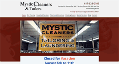 Desktop Screenshot of mysticcleaners.com