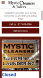 Mobile Screenshot of mysticcleaners.com